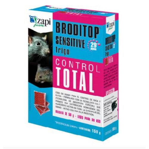 Raticida Broditop Sensitive Trigo 150 g