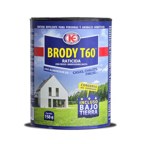Raticida Brody T60 cebo fresco 150 g