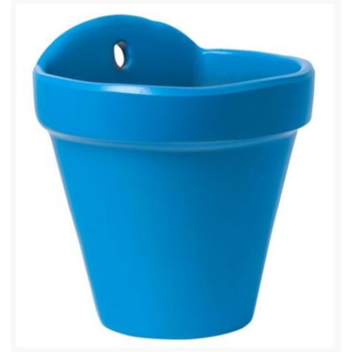 Maceta Córdoba pared azul 18 cm