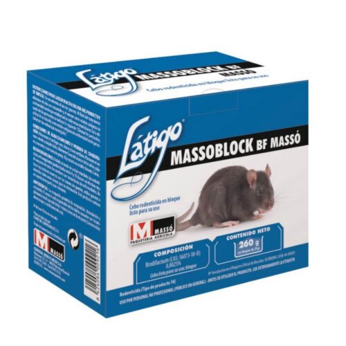 Raticida Massoblock Látigo 260 g