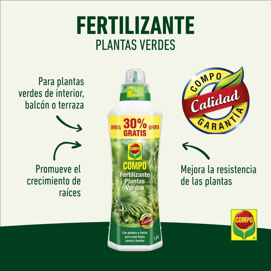Fertilizante plantas verdes Compo 1,3 l - Imagen 2