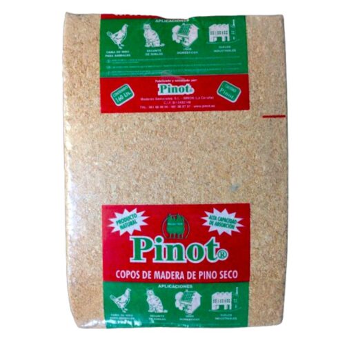 Viruta extra limpia en fardo