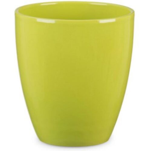 Maceta orquídea verde ø14 x 15cm