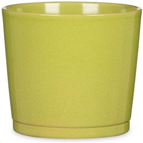 Maceta verde avocado ø17 x 15cm