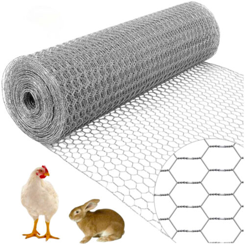 Malla enrejado triple torsión 51 mm rollo 1x10 m