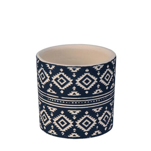 Maceta cactus Etnic negra Vert ø7 x 7 cm