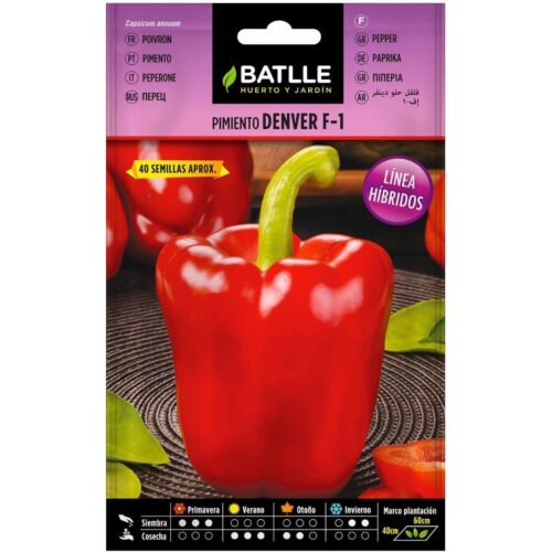 Semillas de Pimiento Denver híbrido F1