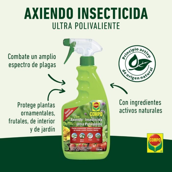 Insecticida polivalente Axiendo Compo 750 ml - Agrojardín Solloso