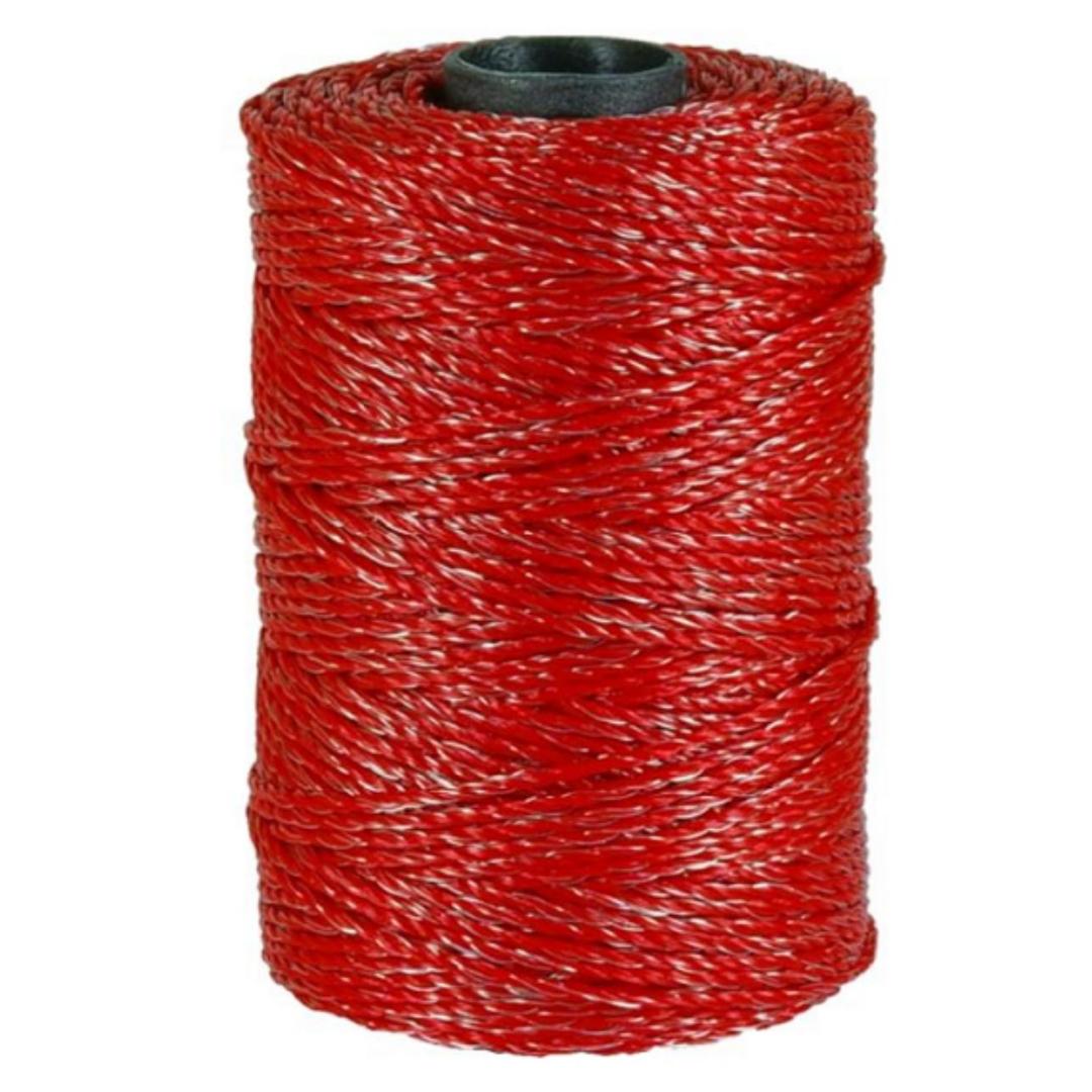 Hilo de pastor 6 hilos conductores x Ø 0,20 mm 200 m rojo