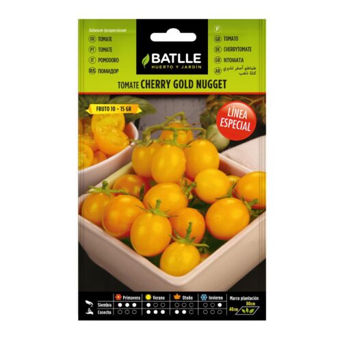 Semillas de Tomate Cherry Gold Nugget