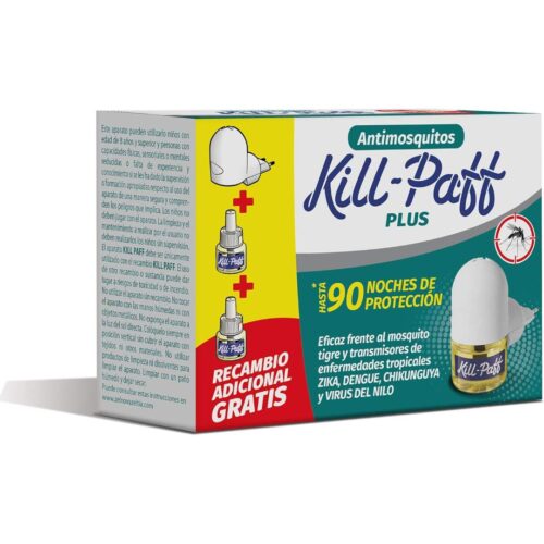 Antimosquitos Kill-Paff Plus 1 difusor+2 recambios
