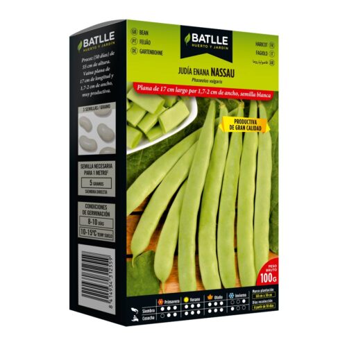 Semillas de Judía baja plana Nassau 100 g