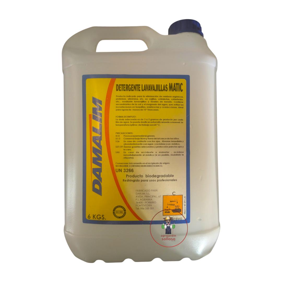 Detergente lavavajillas Damalim Matic 6 kg