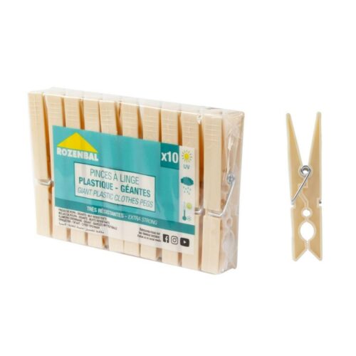 Pinzas de plástico 10 ud