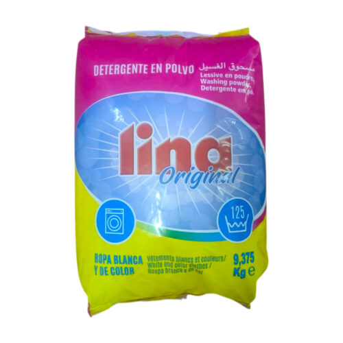 Detergente lavadora en polvo Lina original 9 kg