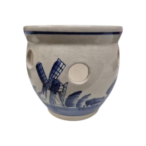 Maceta para bulbos de cerámica estilo Delft