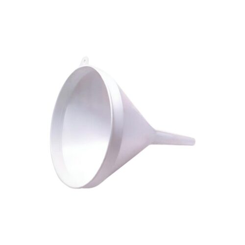 Embudo plástico nº 2 blanco 10 cm