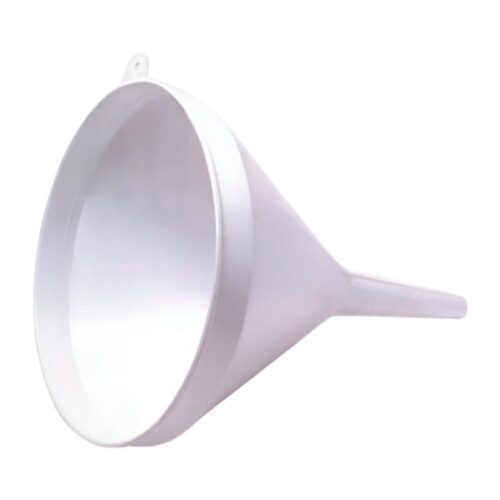 Embudo plástico nº 6 blanco 29 cm