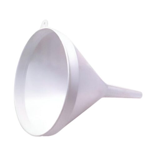 Embudo plástico nº 5 blanco 19 cm