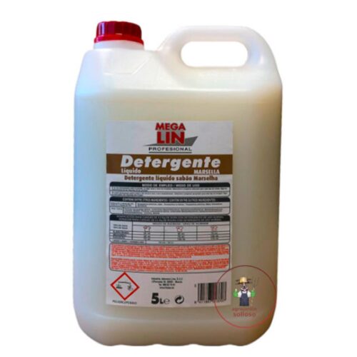 Detergente líquido Marsella Mega Lin 5 l