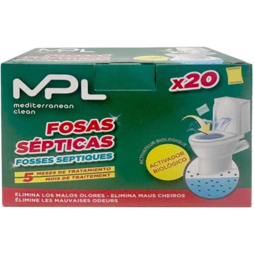 Fosas sépticas activador biológico MPL 20 bolsas