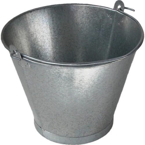 Cubo cónico galvanizado 10 l