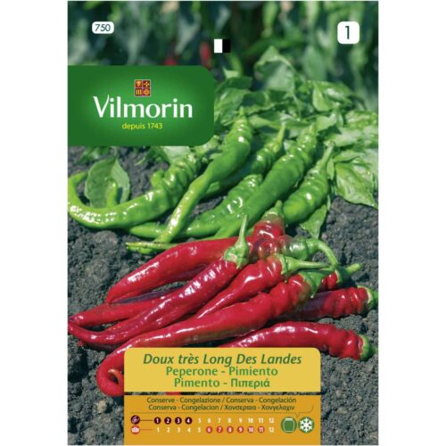 Semillas de Pimiento dulce largo de las Landas