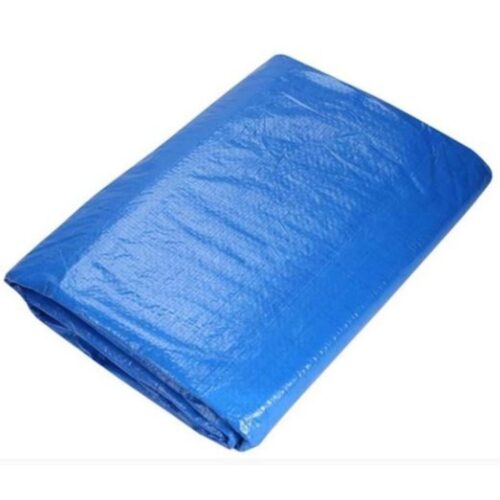 Toldo plástico azul 8x12 m