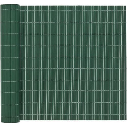 Cañizo PVC media caña color verde 1,5x5 m