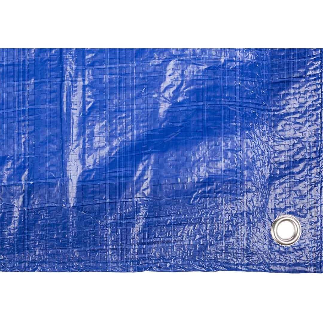 Toldo plástico azul 6x10 m - Imagen 2