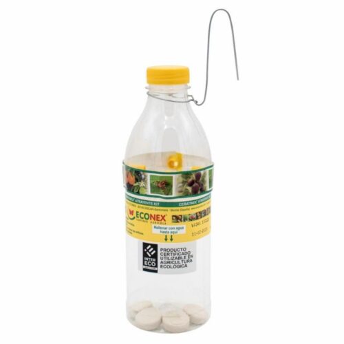 Kit de botella trampa con atrayente Mosca de la Fruta Ceratinex