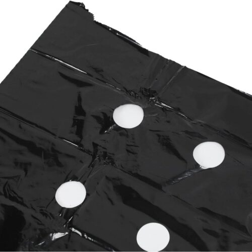 Plástico negro perforado 1,2 m ancho (por metro)