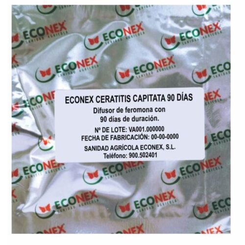 Difusor de Feromona Ceratitis Capitata Mosca de la Fruta 2 g 90 días