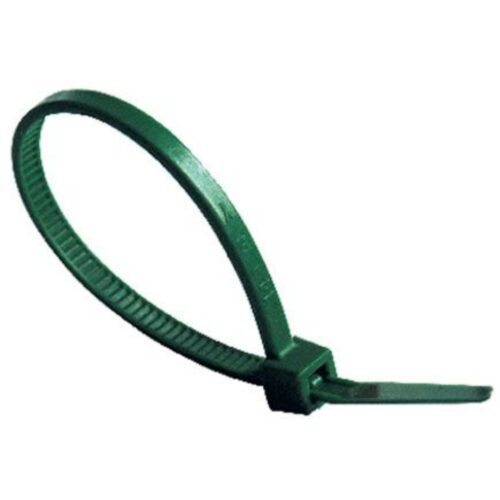 Brida verde 3,6 x 200 mm 100 ud
