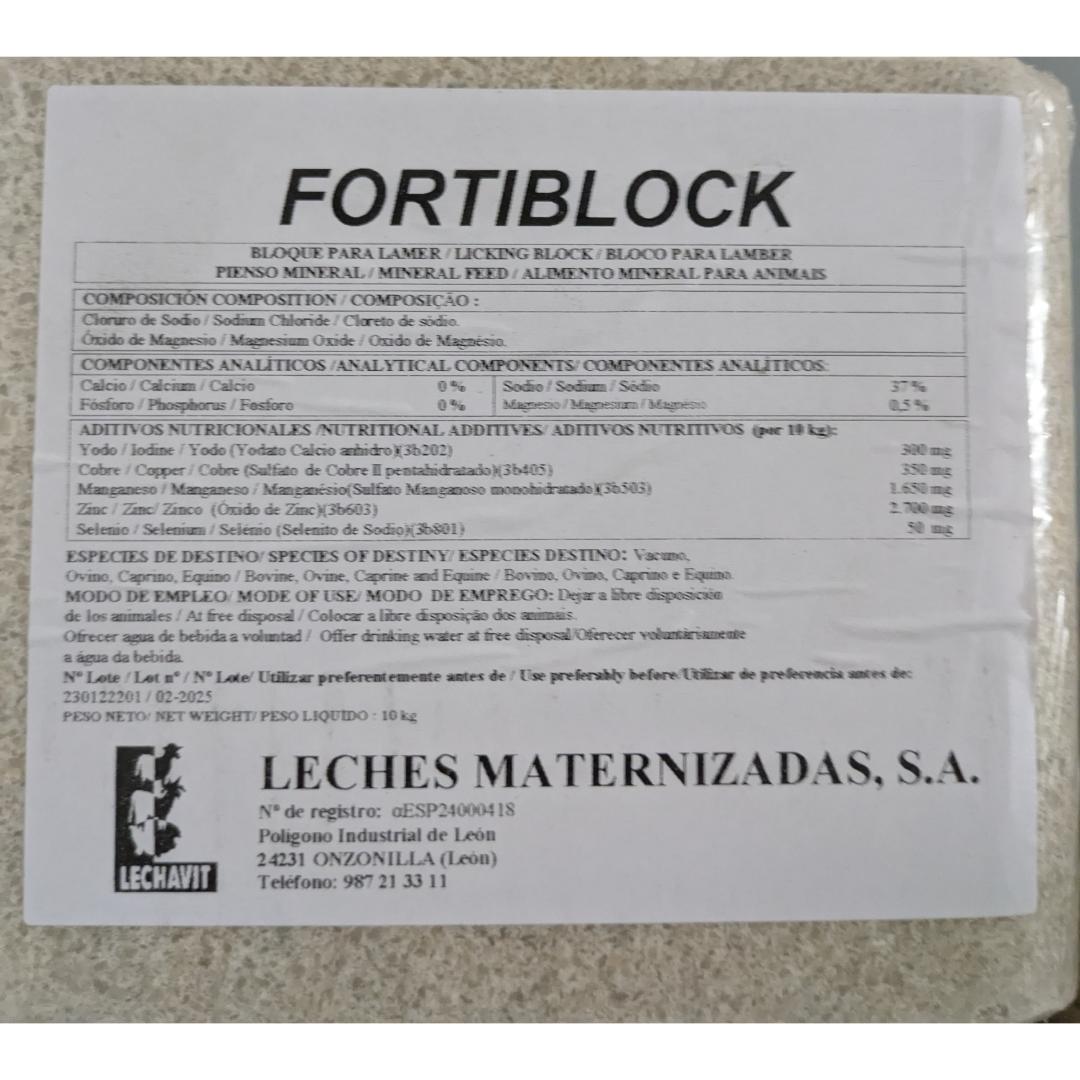 Fortiblock bloque mineral 10 Kg - Imagen 3