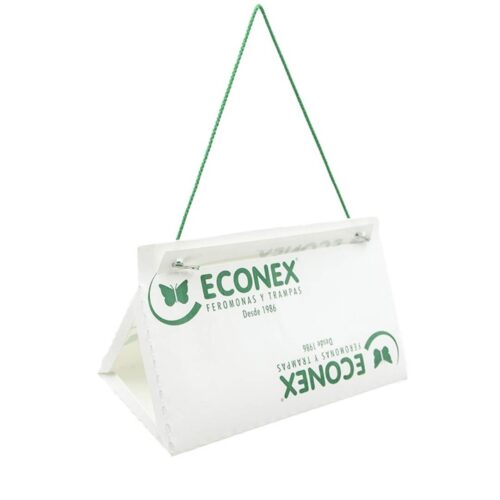 Trampa triangular blanca desechable