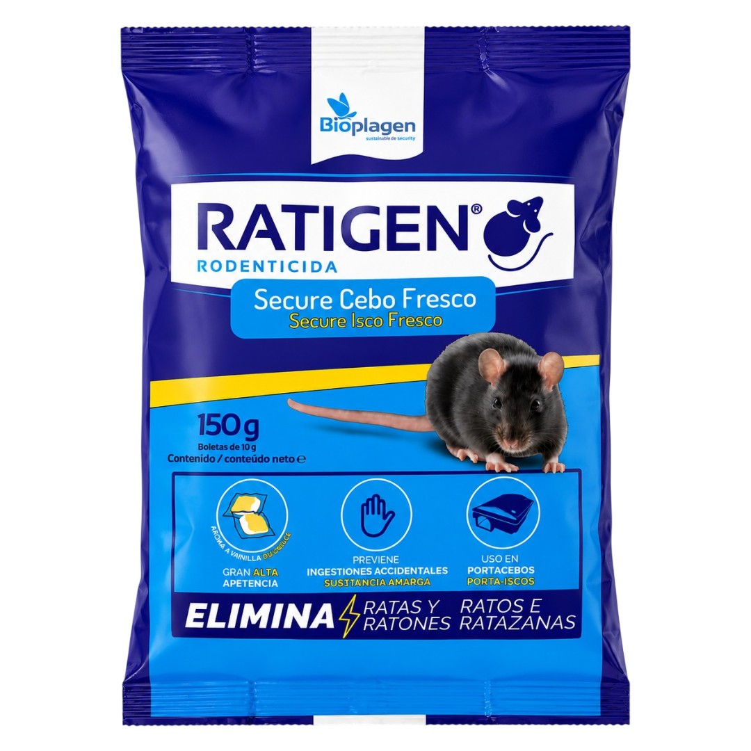 Raticida cebo fresco Ratigen 150 g