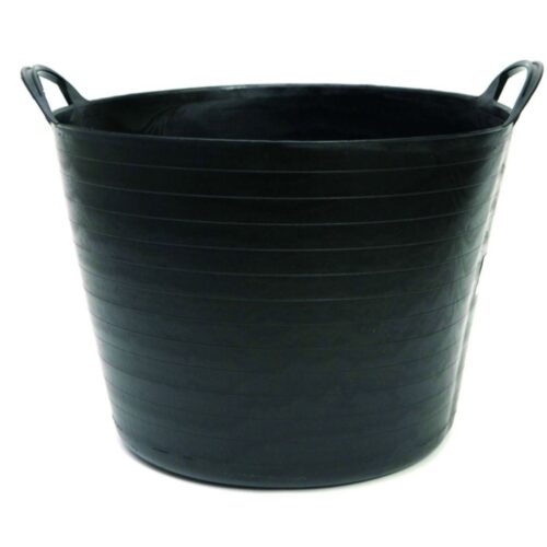 Capazo para vendimia negro liso 42 l